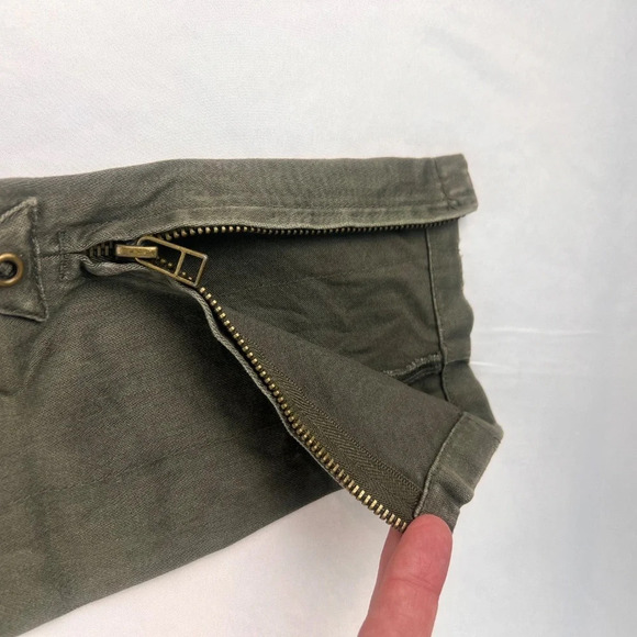 Joe’s Jeans Green Moto Olive Skinny Jeans - Picture 6 of 9